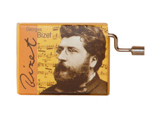 Load image into Gallery viewer, Music Box - paper box & crank