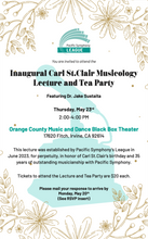 Load image into Gallery viewer, Inaugural Carl St.Clair Musicology Lecture and Tea Party - May 23rd
