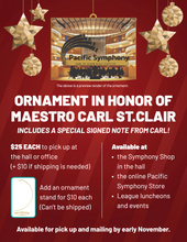 Load image into Gallery viewer, Pacific Symphony Holiday Ornament
